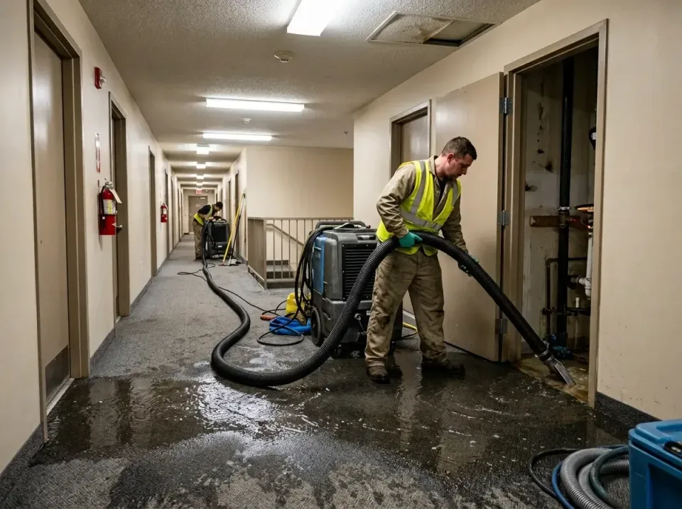multi-unit-apartment-hallway-f-005 — frequently asked questions, Emergency Burst Pipe Water Extraction & Removal in Tara Hil…
